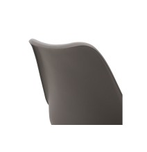 Silla de Oficina Ergonómica en Color Gris - 93-80x57x48 cm, Comodidad y Estilo Moderno para Trabajo y Estudio.